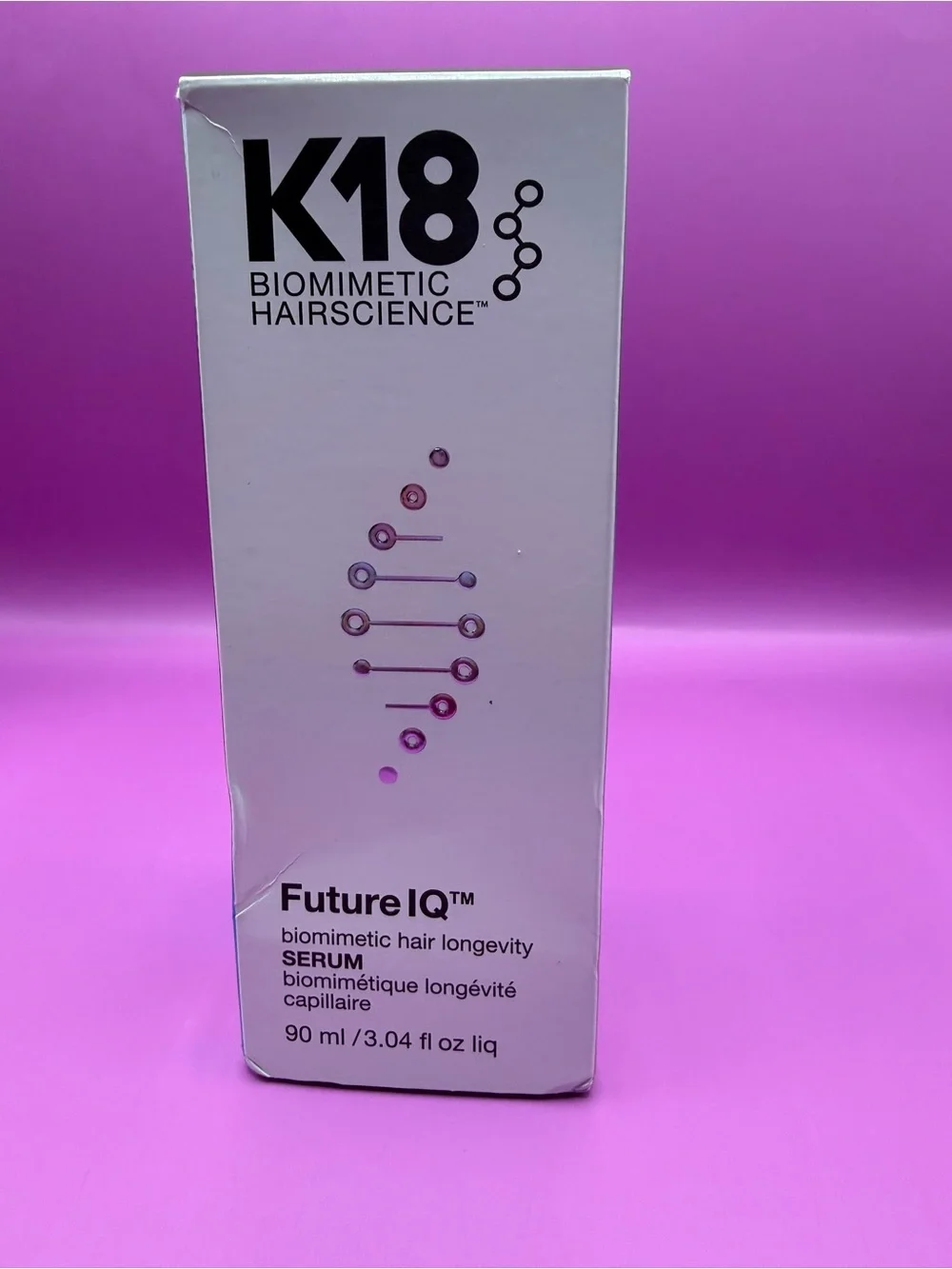 K18 Future IQ Hair Serum — White